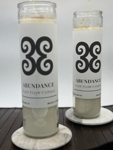 Fast Flow Abundance Candle - Ritual Blend for Movement, Clarity and Abundance